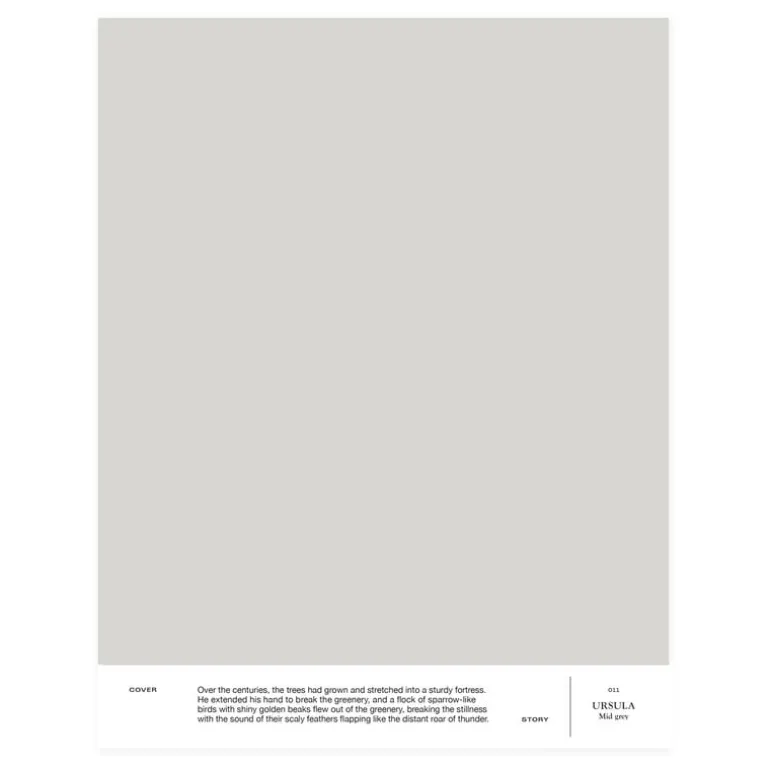 Cover Story Interior paint, 3,6 L, 011 URSULA - mid grey