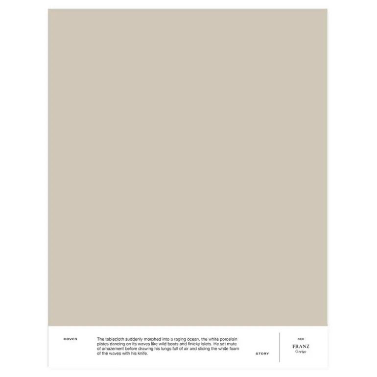 Cover Story Interior paint, 3,6 L, 020 FRANZ - greige