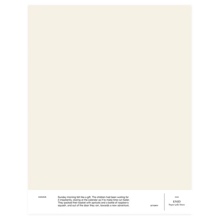 Cover Story Interior paint, 9 L, 006 ENID - super pale linen