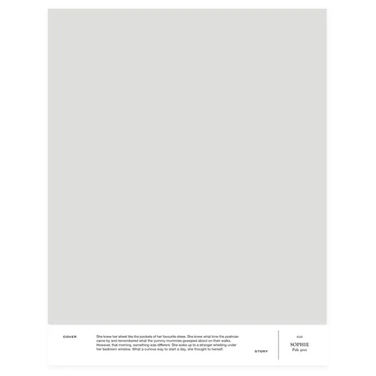 Cover Story Interior paint, 3,6 L, 010 SOPHIE - pale warm grey