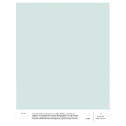 Cover Story Interior paint, 9 L, LB1 AUGUST - yellowy light blue