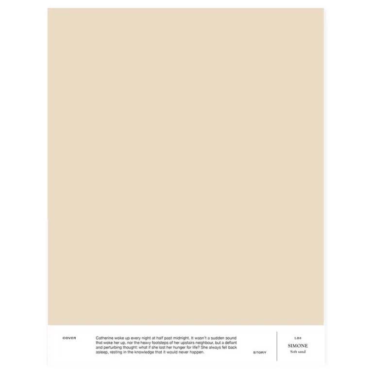 Cover Story Interior paint, 3,6 L, LB6 SIMONE - soft sand