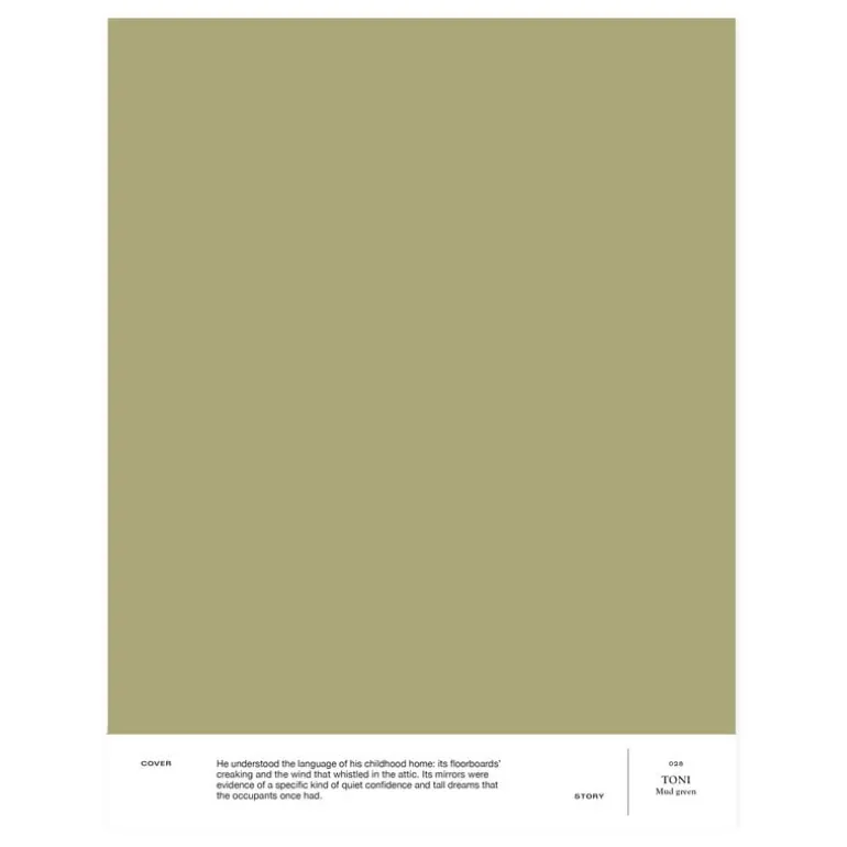Cover Story Interior paint, 3,6 L, 028 TONI - mellow olive