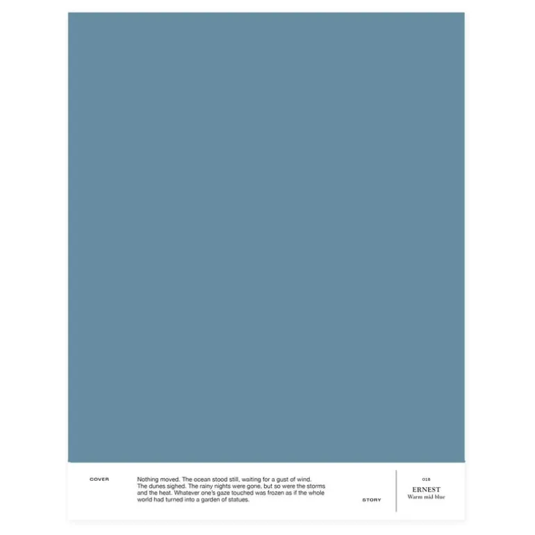 Cover Story Interior paint, 9 L, 018 ERNEST - warm mid blue