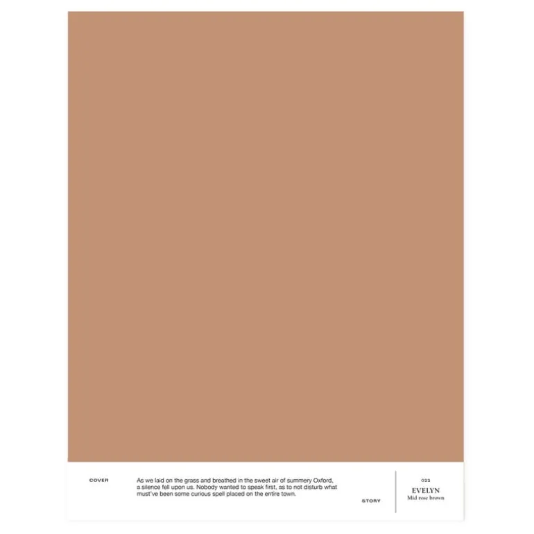 Cover Story Interior paint, 3,6 L, 022 EVELYN - mid rose-brown