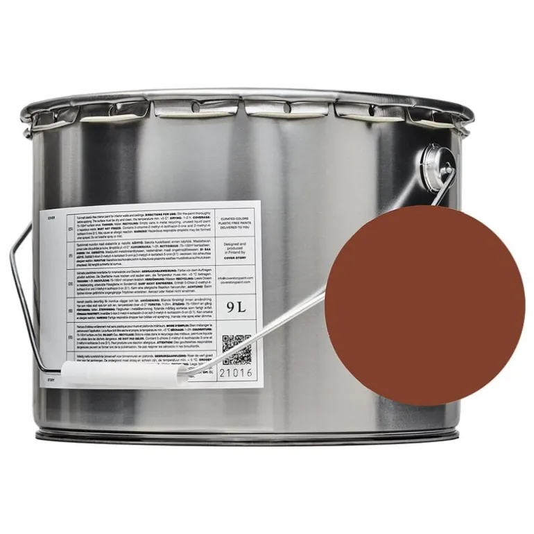 Cover Story Interior paint, 9 L, 038 EDGAR - vivid terracotta