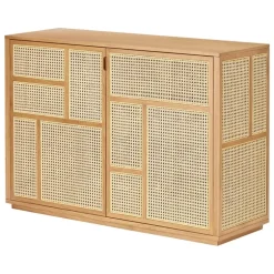 Design House Stockholm Air sideboard, oak - cane