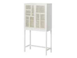 Design House Stockholm Air cabinet, stained white grey - cane