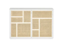 Design House Stockholm Air sideboard,  stained white grey - cane