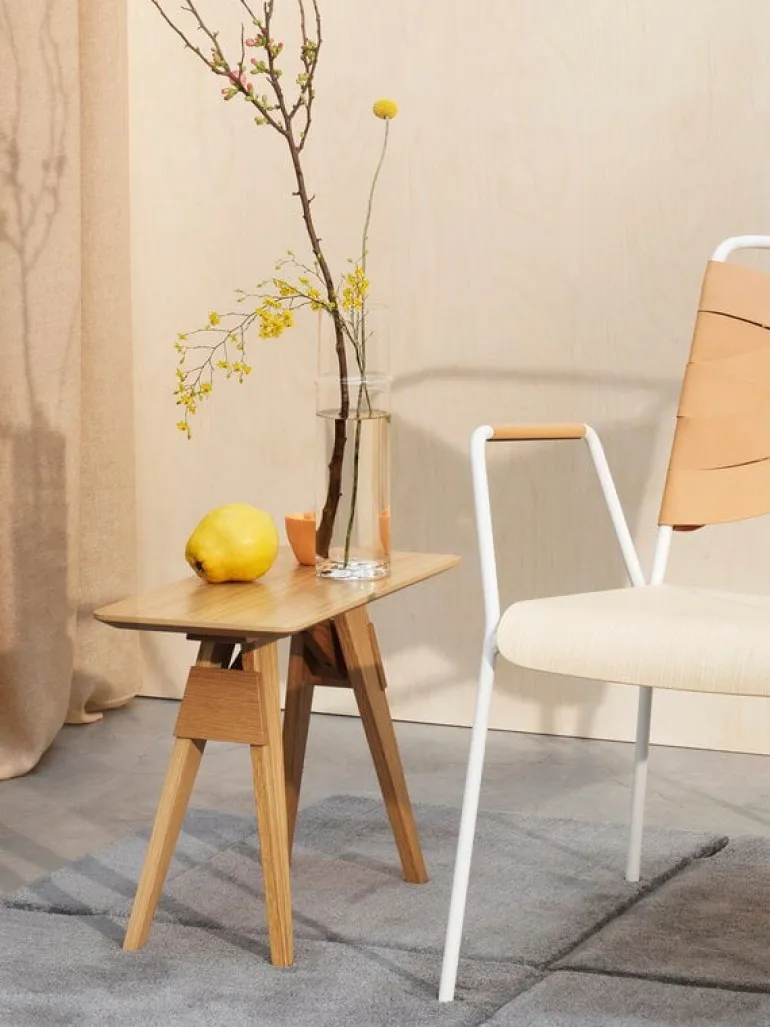 Design House Stockholm Arco side table, small, white