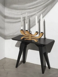 Design House Stockholm Arco side table, small, black