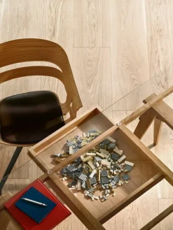 Design House Stockholm Arco desk with drawer, oak