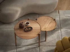 Design House Stockholm Aria coffee table, 60 cm, high, oak