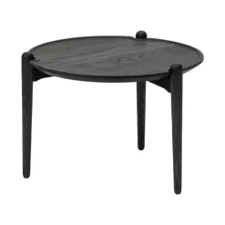 Design House Stockholm Aria coffee table, 50 cm, low, black