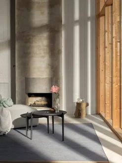 Design House Stockholm Aria coffee table, 50 cm, low, black