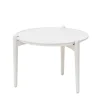 Design House Stockholm Aria coffee table, 50 cm, low, white