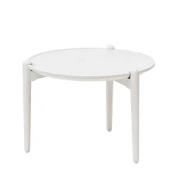 Design House Stockholm Aria coffee table, 50 cm, low, white