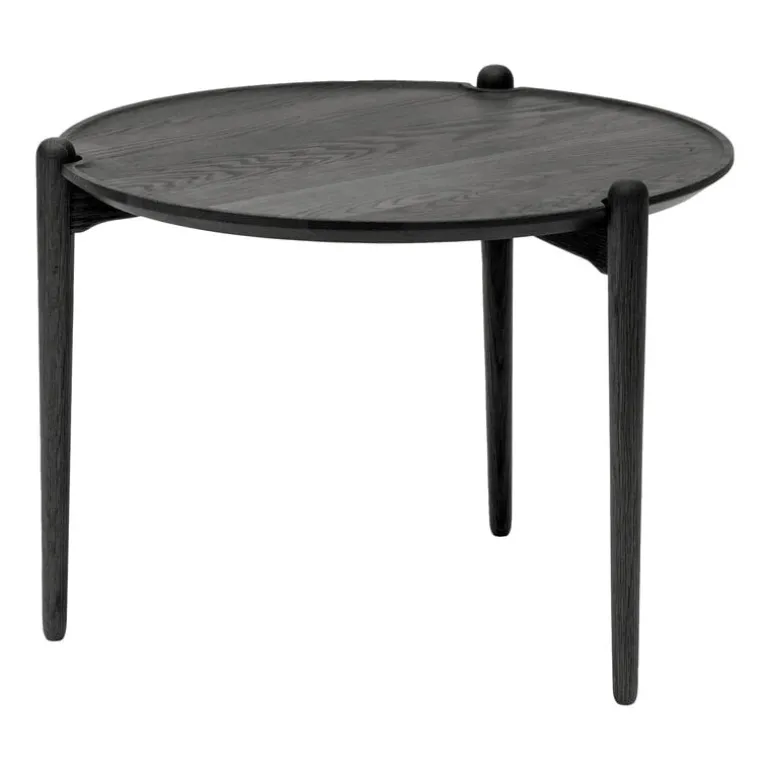 Design House Stockholm Aria coffee table, 60 cm, high, black
