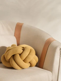 Design House Stockholm Knot cushion, yellow