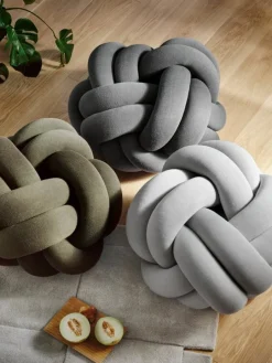 Design House Stockholm Knot cushion, XL, grey