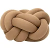 Design House Stockholm Knot cushion, XL, camel