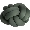 Design House Stockholm Knot cushion, XL, forest green