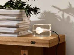 Design House Stockholm Mini Block Lamp, black cord