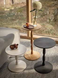 Design House Stockholm Pedestal sidetable, oak