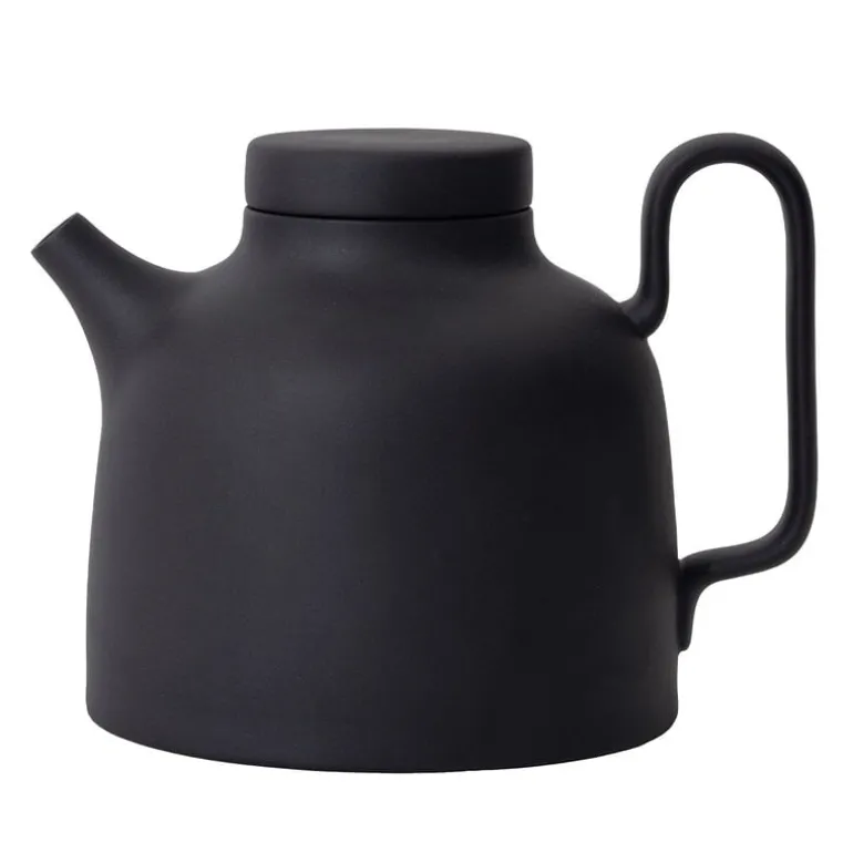 Design House Stockholm Sand Secrets tea pot, black