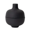 Design House Stockholm Sand Secrets bowl with lid, small, black