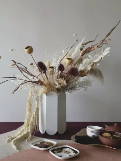 Design House Stockholm Sand Secrets bowl with lid, medium, red