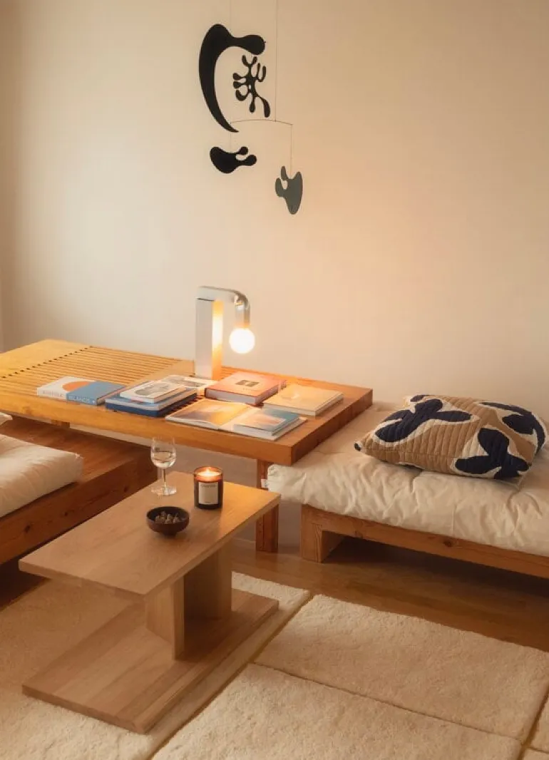 Design House Stockholm Sand Secrets bowl with lid, medium, red