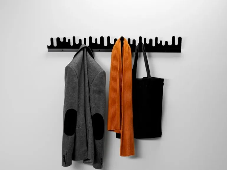 Design House Stockholm Wave hanger, 2-pack, black