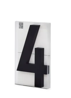 Design Letters Architect number 0-9, small