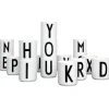Design Letters Arne Jacobsen porcelain cup, white, A-Z