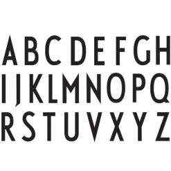 Design Letters Arne Jacobsen porcelain cup, white, A-Z