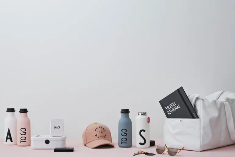 Design Letters Arne Jacobsen thermo bottle, A-Z