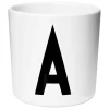 Design Letters Arne Jacobsen kids cup, Ecozen, A-Z