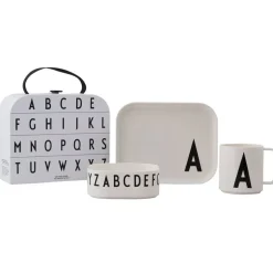 Design Letters Classics In A Suitcase tableware set, A-Z