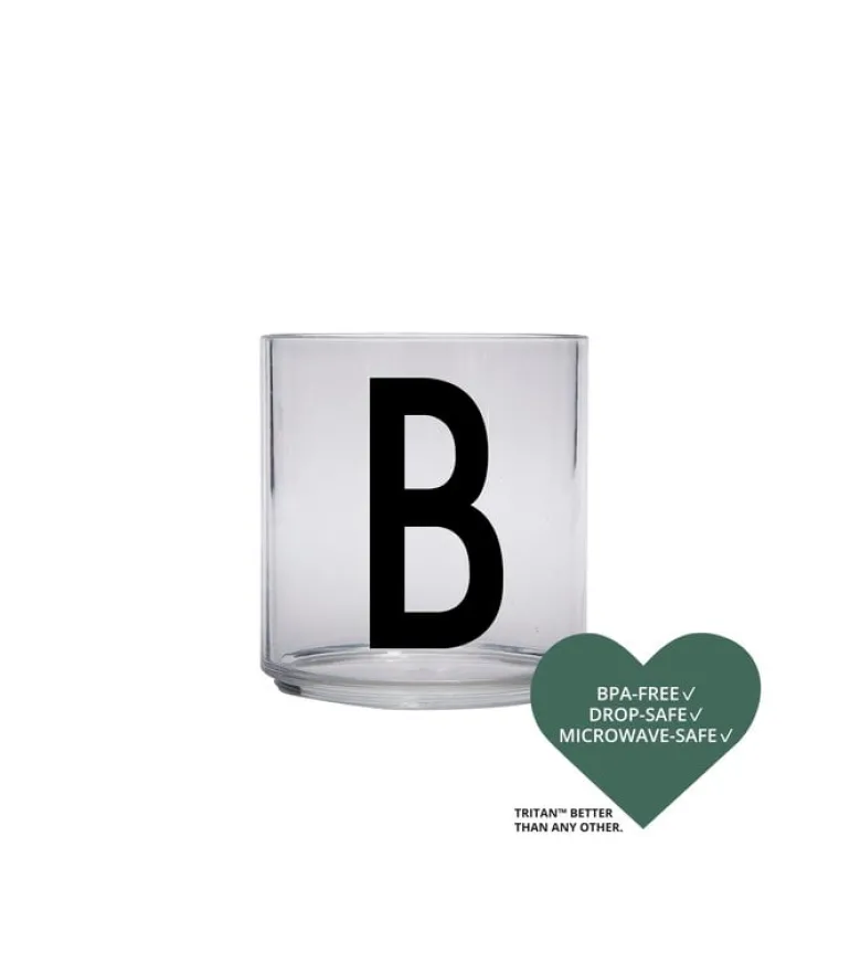 Design Letters Kids drinking glass, A-Z
