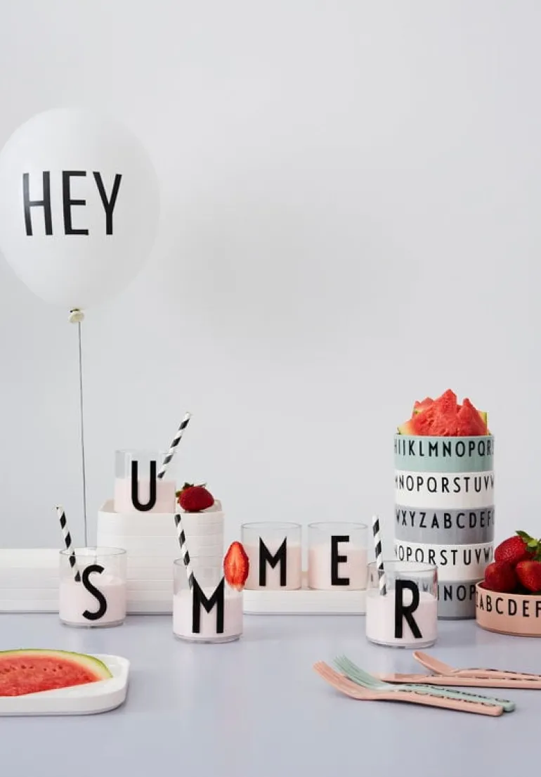 Design Letters Kids drinking glass, A-Z