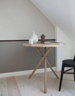 Eberhart Furniture Aldric dining table, 80 cm, light oak