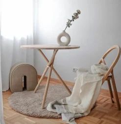 Eberhart Furniture Aldric dining table, 80 cm, light oak