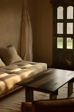 Eberhart Furniture Arnold coffee table, dark concrete - dark oak