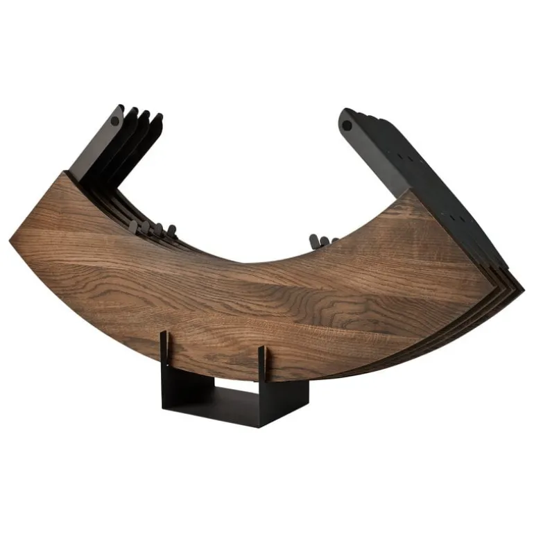 Eberhart Furniture Extra leaves for 120 cm Hector dining table, dark oak