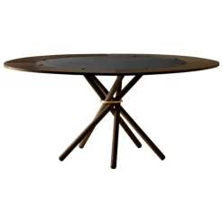 Eberhart Furniture Extra leaves for 120 cm Hector dining table, dark oak