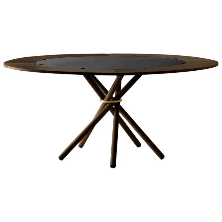 Eberhart Furniture Extra leaves for 120 cm Hector dining table, dark oak