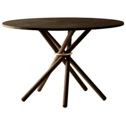 Eberhart Furniture Hector dining table, 120 cm, dark oak
