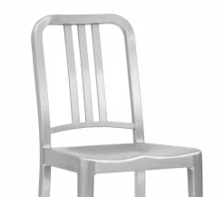 Emeco 1006 Navy chair, brushed aluminium