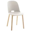 Emeco Alfi chair, high back, white seat - natural ash